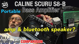 Video thumbnail for Can a bass amp be small and portable and sound OK? Could the Caline Scuru S8B can achieve that? by the wetter bass