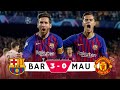Barcelona vs Manchester United 3-0 - Unstoppable Messi - Champions league 2019 - Extended highlight