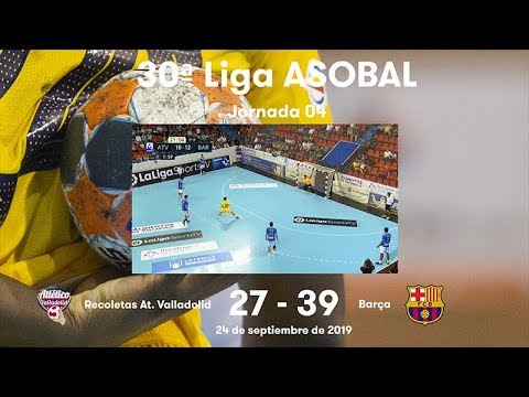 LIGA ASOBAL J04: Recoletas At. Valladolid - Barça 27-39
