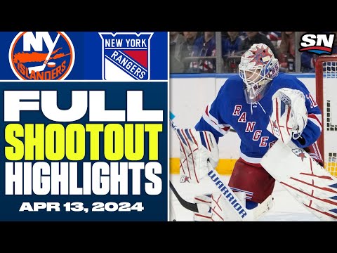 New York Islanders at New York Rangers | FULL Shootout Highlights - April 13, 2024
