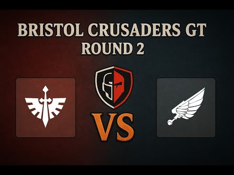 Bristol Crusaders GT - Round 2 - Dark Angels (Wrath) vs Emperors Children (Coterie) Warhammer 40k