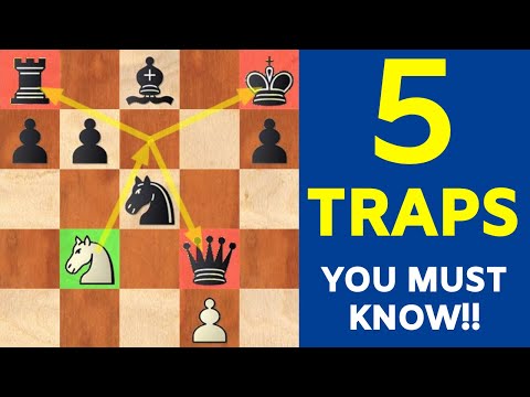 5 Opening TRAPS Every Chess Player Must Know! - YouTube