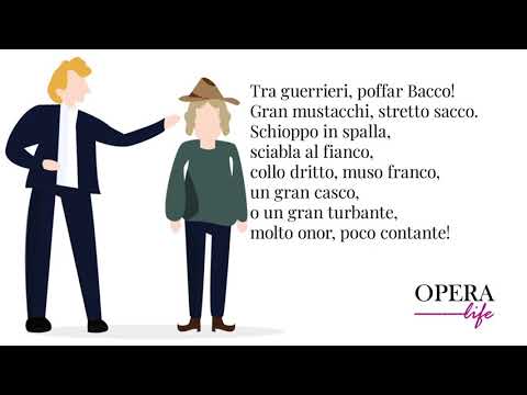 Non più andrai, farfallone amoroso - Le Nozze di Figaro: Renato Capecchi - Lyrics
