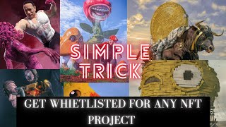 How To Get Whitelisted For Any NFT Project In 2022 | How To Get Whitelisted For NFT | InvsbleFriends