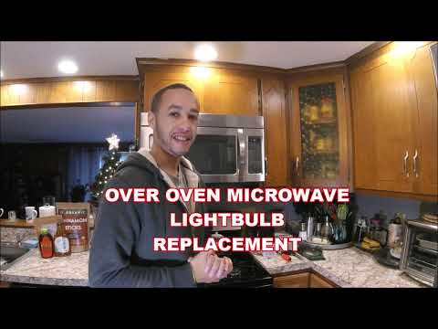 How To Replace Over Oven Microwave Lightbulbs
