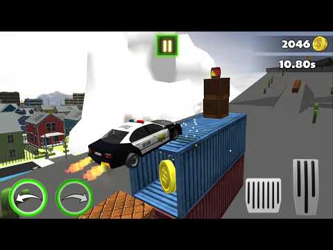 Crazy Police Car Stunt Offline Games / Mega Ramp Stunts Car / Android GamePlay