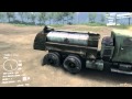 КрАЗ 256 Транспортер Топлива для Spintires DEMO 2013 видео 1