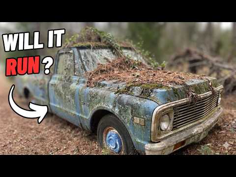 ABANDONED Chevrolet C-10 RUSTING Away For 30 Years… WILL IT RUN?
