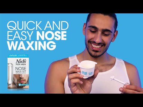 How to Use Nad's For Men Hair Removal Nose Wax Video