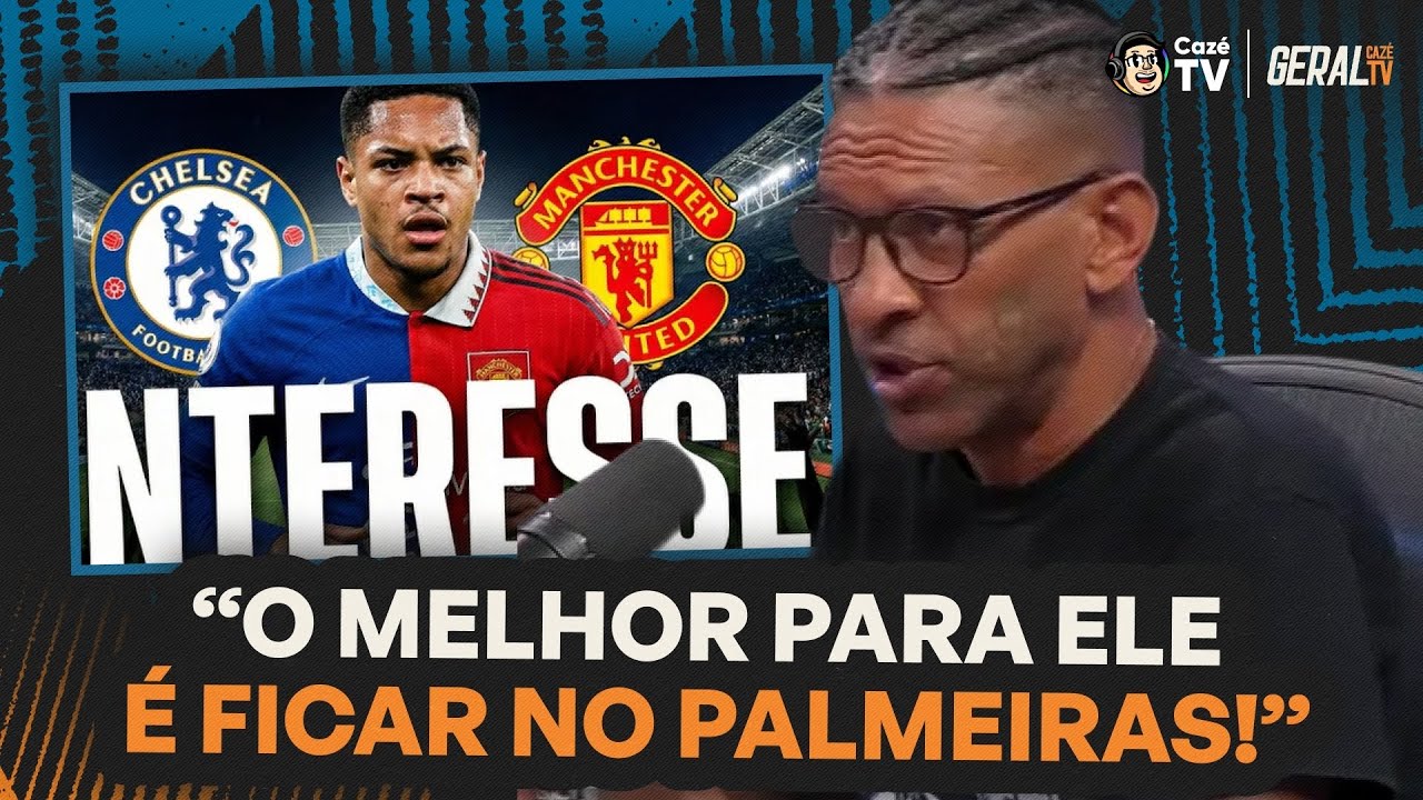 VITOR ROQUE NA MIRA DE CHELSEA E MANCHESTER UNITED! O ATACANTE DEVE FICAR NO BRASIL? | GERAL CAZÉTV