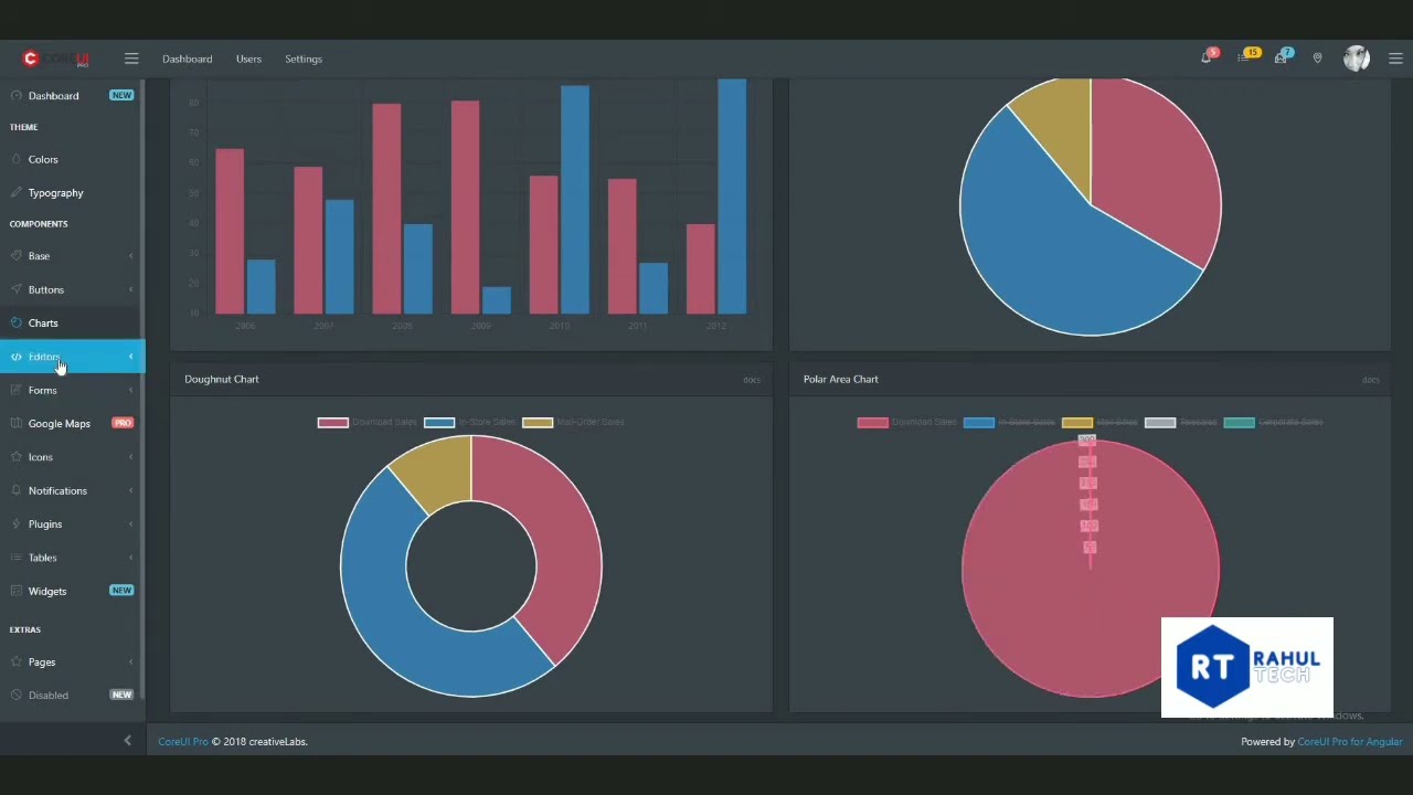 Angular 11 | admin dashboard  template |  admin template