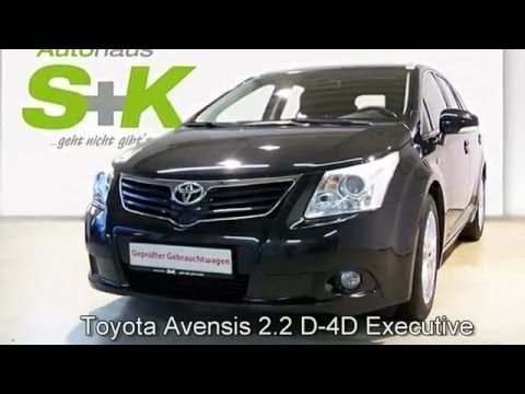 Toyota Avensis 2.2 D-4D Executive 006589 Mystikschwarz "AUTOHAUS S&K NEU WULMSTORF"