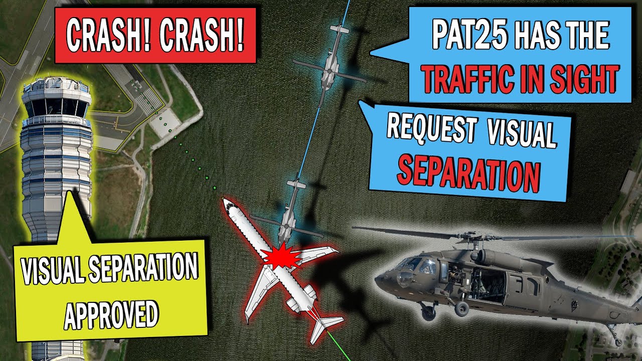 Last Radio from Army Helicopter | Mid-Air Crash with American Airlines CRJ-700