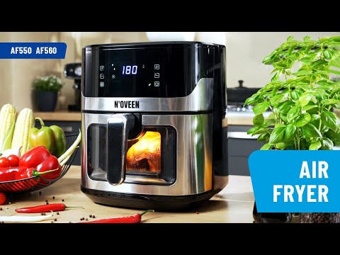 NOVEEN Air Fryer AF550 Silver/Black