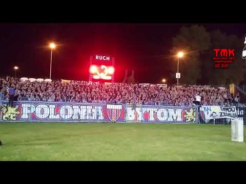 "POLONIA BYTOMSKA W CAŁEJ POLSCE NAJLEPSZA" - Doping Kibiców Poloni Bytom w Chorzowie 26.10.2019