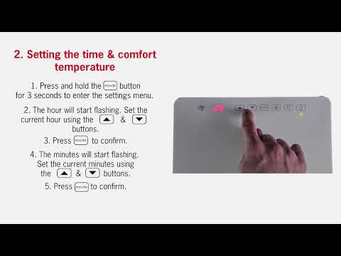 How to operate and program the TF1800 Thermogroup Fan Heater