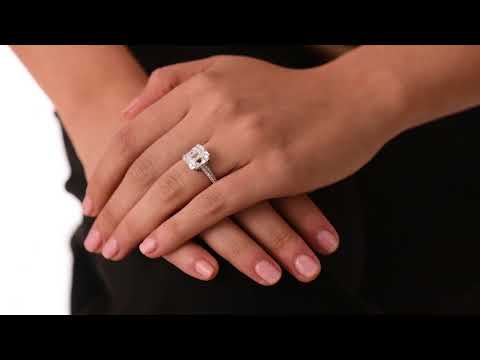 DIAMOND, PLATINUM ENGAGEMENT RING