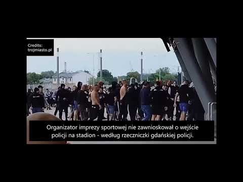 Awantura na meczu Lechii Gdańsk & Akademija pandev #lechiagdansk #ultras #hooliganultras