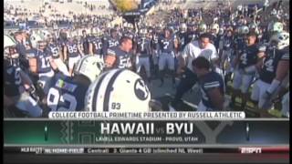 preview picture of video 'Hawaii Haka vs. BYU Haka 2012 LaVell Edwards Stadium Provo Utah'