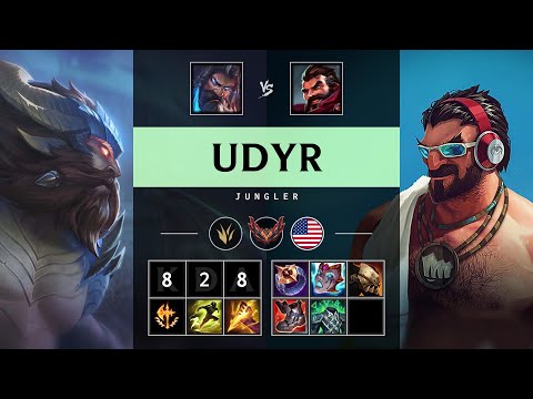 Udyr Jungle vs Graves - NA Grandmaster Patch 25.17