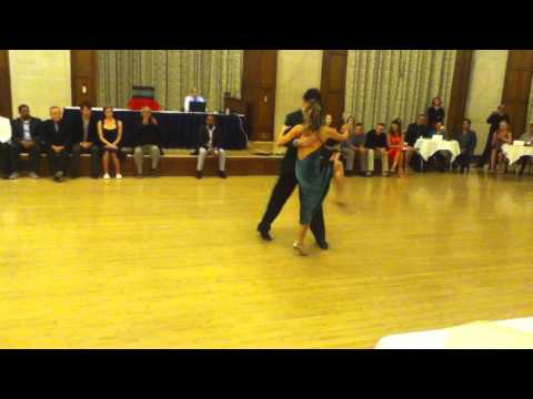  Sabrina Masso  and  Frederico Naveira  are  dancing  at  University of Michigan Tango Festival  in  2015