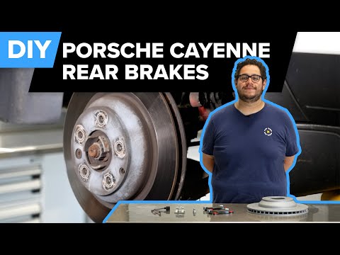 Porsche 957 Rear Brake Pads & Rotor Replacement DIY (2003-2010 Porsche Cayenne Turbo, S, GTS)