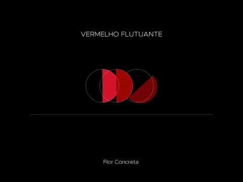 Flor Concreta - Vermelho Flutuante