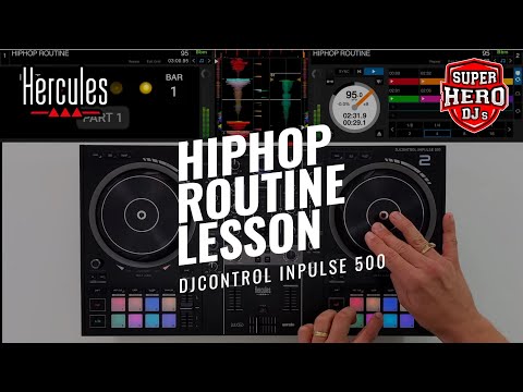 HIP HOP Routine Lesson - DJC Inpulse 500 | Hercules x Super Hero DJs