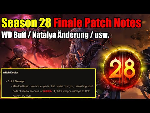 Season 28 | Finale Patch Notes (Stream Highlight)