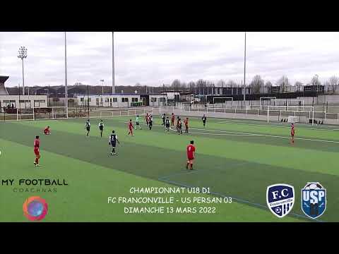 DIMANCHE 13 MARS U18 D1 FC FRANCONVILLE - US PERSAN 03 LES BUTS