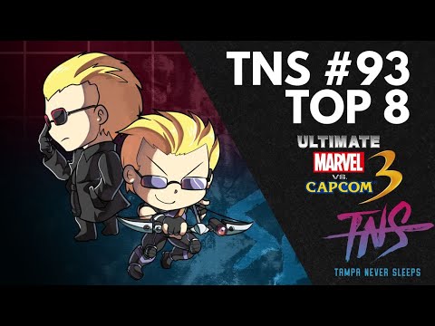 TNS UMVC3 Tournament #93 Top 8 (Deadpool, Nova, Ryu, Magneto, Wesker, Hawkeye)