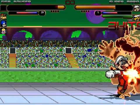 TheMattalocalypse Random Mugen Battle - 401 - Team Monsters VS. Mario & Luigi