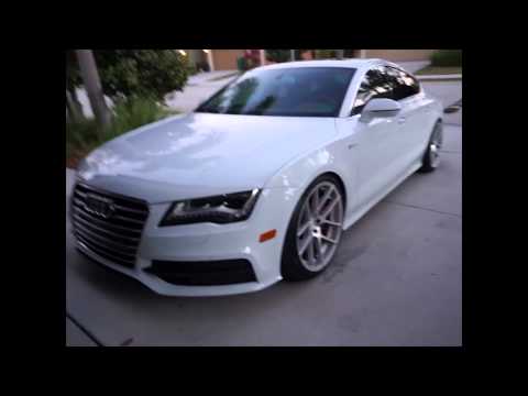 Stanced Audi A7 Transformation M510 Avant Garde H&R Coilovers