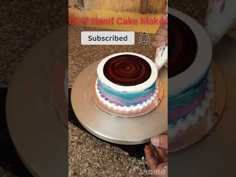 #taktak chef Hanif cake Maker #takatak vanilla cake and break jail with chocolate garnish Stoppers