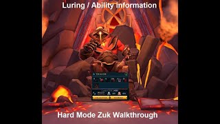 HM Zuk Walkthrough - Luring / Ability information.