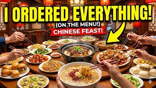 I Ordered EVERYTHING on the Menu in a Chinese Restaurant (POV, Singapore) 