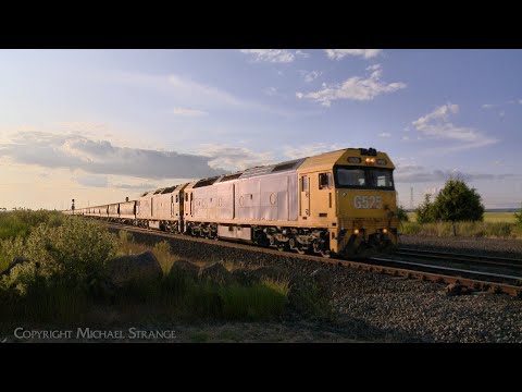 7MC5 Pacific National Grain Train With G Class Locomotives (5/11/2022) - PoathTV Australian Railways