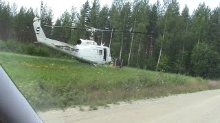 preview picture of video 'Helikopteri Ritovaarantien varressa (Lieksa)'