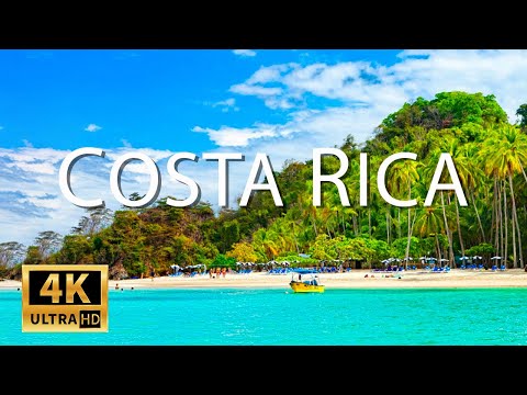 FLYING OVER COSTA RICA (4K UHD) - Relaxing Music Along With Beautiful Nature Videos - 4K Video UHD