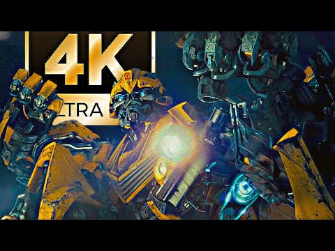 TRANSFORMERS 2007 | Bumblebee vs Barricade | full HD 4K