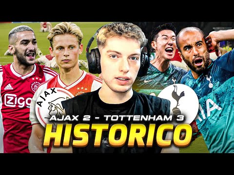AJAX 2 TOTTENHAM 3 (2019) - EL PARTIDO MAS IMPRESIONATE DE LA CHAMPIONS - LA NOCHE DE LUCAS MOURA