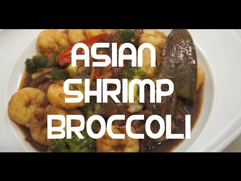 Asian Food - Shrimp & Broccoli Recipe - Prawn Wok Stir Fry