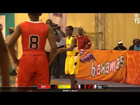 Jr. Boys St. Augustine's College Big Red Machine vs Temple Christian Suns 1-29-18 BAISS Playoffs