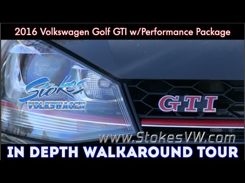 In Depth Review | 2016 Volkswagen Golf GTI w/Performance Package @ Stokes VW