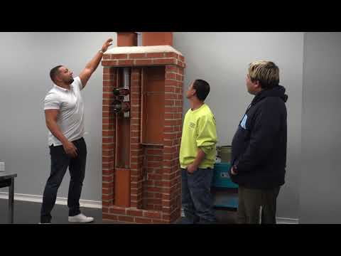 image-How big should chimney flue be?