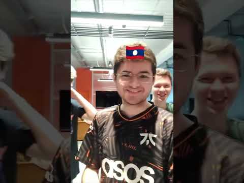 Fnatic Flag Challenge! - Part 2 #fnatic #leagueoflegends #flagchallenge