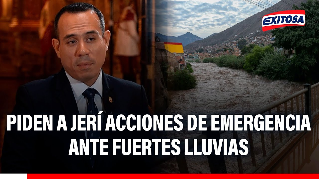 🔴🔵 Mancomunidad de Lima Este exige acciones de emergencia al gobierno de Jerí por fuertes lluvias