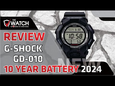 [REVIEW] G-SHOCK GD-010 MỚI NHẤT 2024 - PIN 10 NĂM - ĐỒNG HỒ THE WATCH