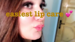 Easiest Lip Care/ It Makes Your Lips Smooth And Pi