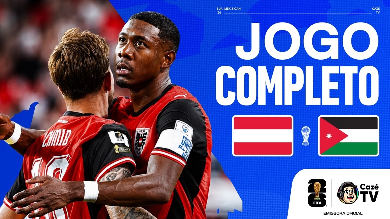 JOGO COMPLETO: ÁUSTRIA X JORDÂNIA | COPA DO MUNDO FIFA™ 2026 | 1ª RODADA | FASE DE GRUPOS